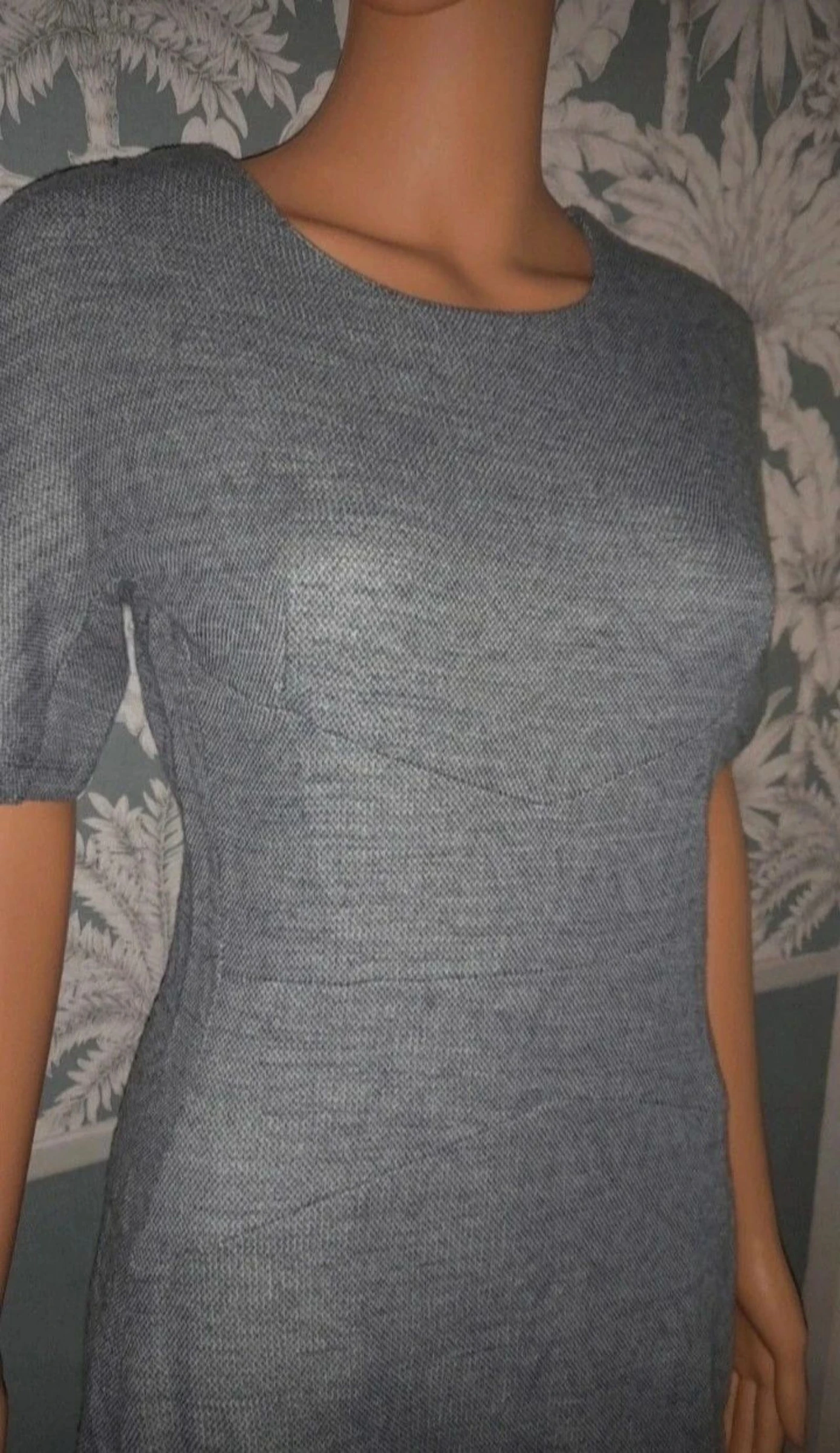 CKS jurk grijs maat S – photo 2